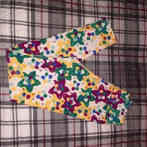 tween lularoe flower leggings